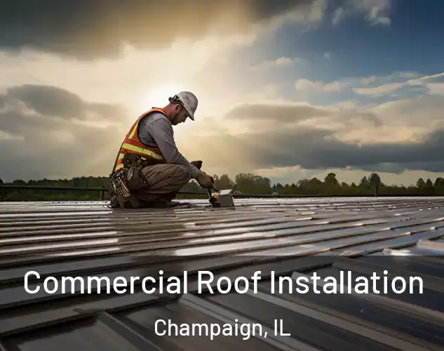  Commercial Roof Installation Champaign, IL