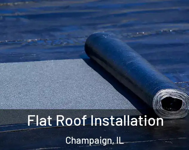  Flat Roof Installation Champaign, IL