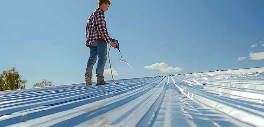 EPDM Roofing Installation Drip Edge in Champaign