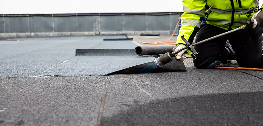 Residential Flat Roof Repair in Champaign