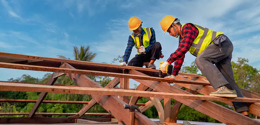 Mobile Home Roof Truss Repair in Champaign