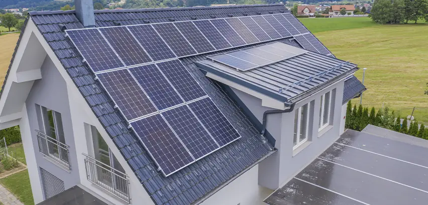 Residential Solar Roof Installation in Champaign
