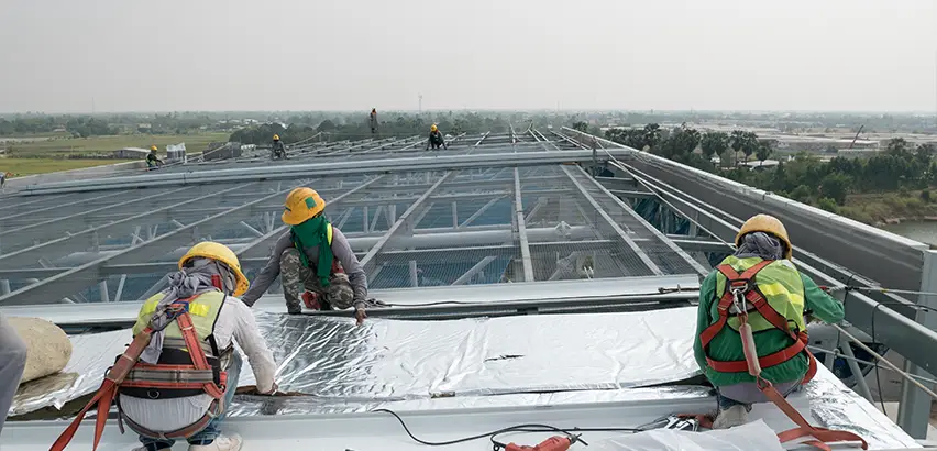 Commercial Roof Installation in Champaign