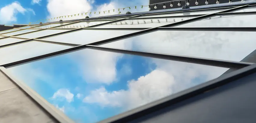 Flat Roof Skylight Installation in Champaign