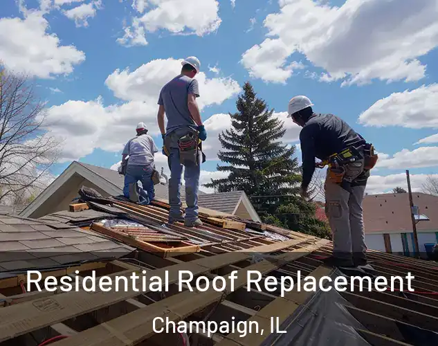  Residential Roof Replacement Champaign, IL