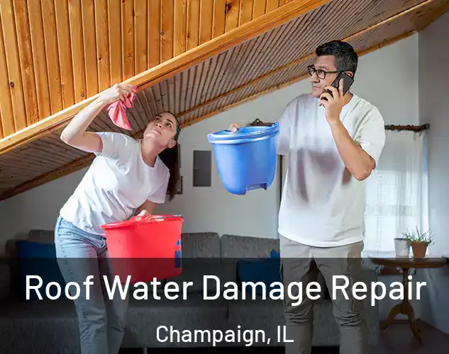  Roof Water Damage Repair Champaign, IL